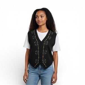Leslie Fay Sportswear Vintage Knit Sweater Vest